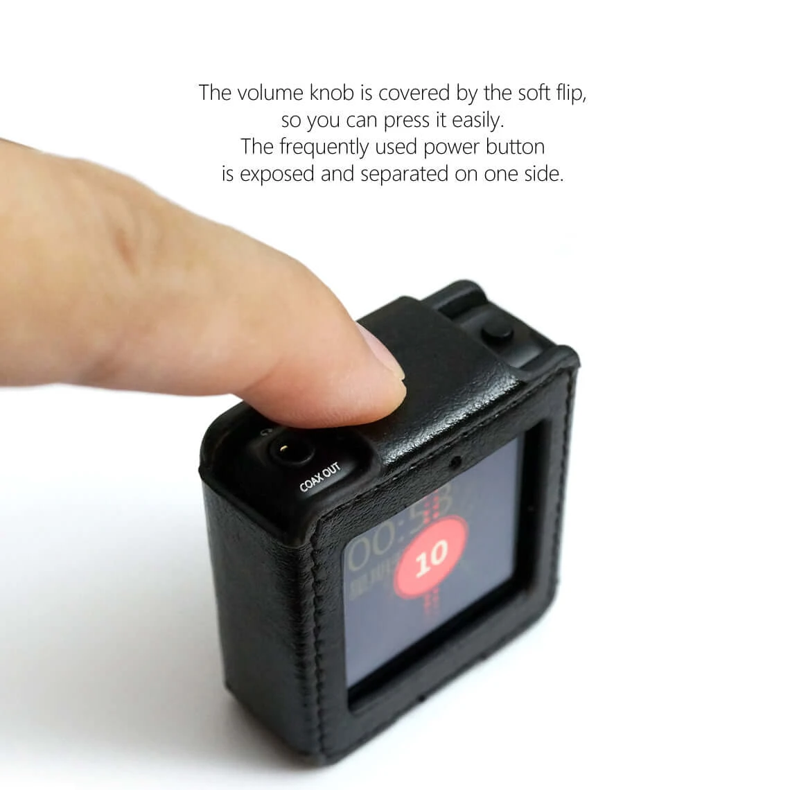 DDHIFI C-M5 Leather Case For FiiO M5 Music Player, DAP Leather Cover (with Elastic Loop Strap) Black, Watch Band Use. 5 DDHIFI C-M5 Leather Case For FiiO M5 Music Player, DAP Leather Cover (with Elastic Loop Strap) Black, Watch Band Use. - Image 5