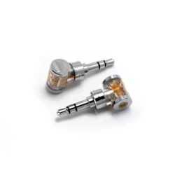 DJ35AR (3.5mm Male To 2.5mm Female) / DJ44AR (4.4mm Male To 2.5mm Female) Rhodium Plated Adapter