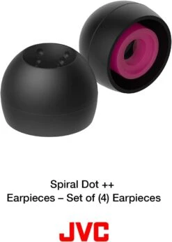 JVC Spiral Dot ++ Eartips -Audio Headphone Store 51xgNF3AN2L. AC SL1500