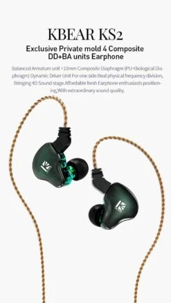 KB Ear KS2 In Ear Headphone -Audio Headphone Store 61ULECPNsEL. AC SL1400
