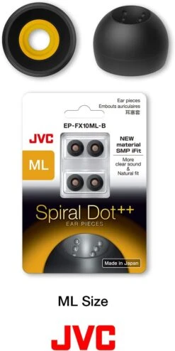 JVC Spiral Dot ++ Eartips -Audio Headphone Store 61nDWMYnKIL. AC SL1500