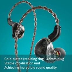 Fiio FD1 Beryllium-Plated Single Dynamic IEM -Audio Headphone Store 71kFjDppD L. AC SL1200 1