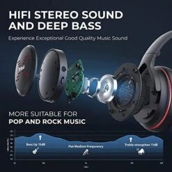 Tribit XFree Go Over Ear Headphones -Audio Headphone Store 71n8T9tse2L. SX522 result