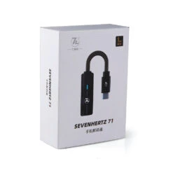 7HZ - Sevenhertz 71 Portable USB C DAC & Amp -Audio Headphone Store Concept Kart 7Hz Sevenhertz 71 Portable USB DAC Amp Black 3 1