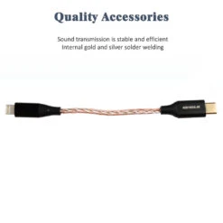 AUDIOCULAR - C02 Type C To Type C/Lighting Audio Cable -Audio Headphone Store Concept Kart AUDIOCULAR C02 TypeC to TypeC Lighting Audio Cable 2 2
