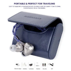 AUDIOCULAR - PU Leather Earphone Case (AC17X/Y) -Audio Headphone Store Concept Kart AUDIOCULAR PU Leather Earphone Case 2 4