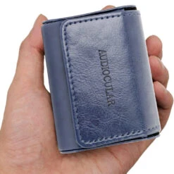 AUDIOCULAR - PU Leather Earphone Case (AC17X/Y) -Audio Headphone Store Concept Kart AUDIOCULAR PU Leather Earphone Case 2 7