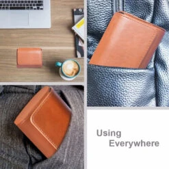 AUDIOCULAR - PU Leather Earphone Case (AC17X/Y) -Audio Headphone Store Concept Kart AUDIOCULAR PU Leather Earphone Case Brown 1 3