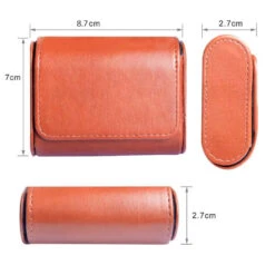 AUDIOCULAR - PU Leather Earphone Case (AC17X/Y) -Audio Headphone Store Concept Kart AUDIOCULAR PU Leather Earphone Case Brown 1 4