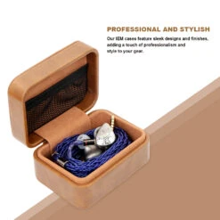 AUDIOCULAR - PU Leather Earphone Case (AC12) -Audio Headphone Store Concept Kart AUDIOCULAR PU Leather Earphone Case AC12 5 4