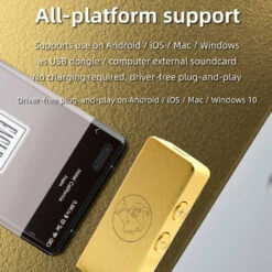 AUDIOCULAR - TP30 Pro ES9038Q2M Portable DAC & Amp -Audio Headphone Store Concept Kart AUDIOCULAR TP20 Pro CS43131 Portable DAC Amp Black 6 4 9f7a5e94 b393 48cc 86ff e16005c1d271