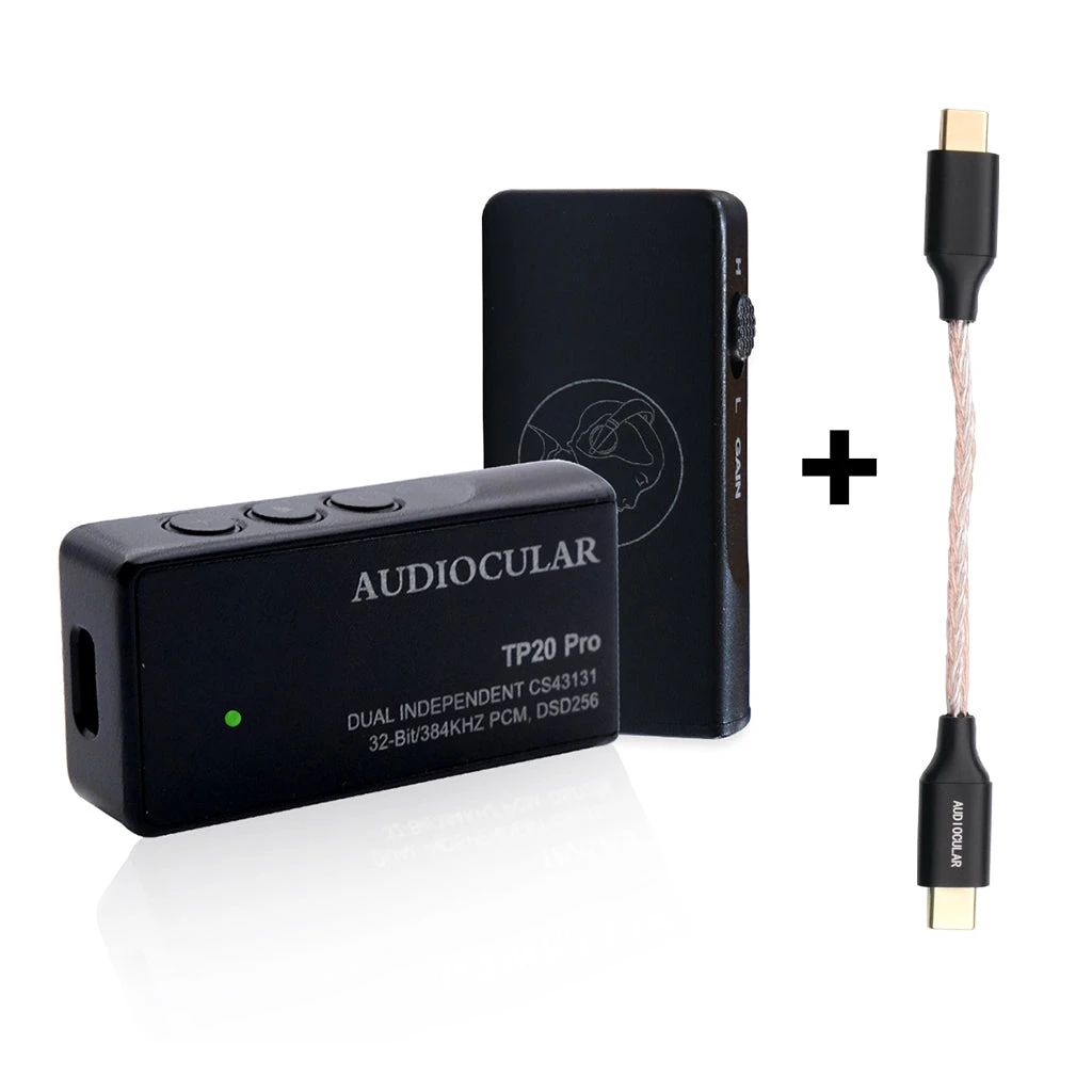 AUDIOCULAR - TP20 Pro CS43131 Portable DAC & Amp 1 AUDIOCULAR - TP20 Pro CS43131 Portable DAC & Amp