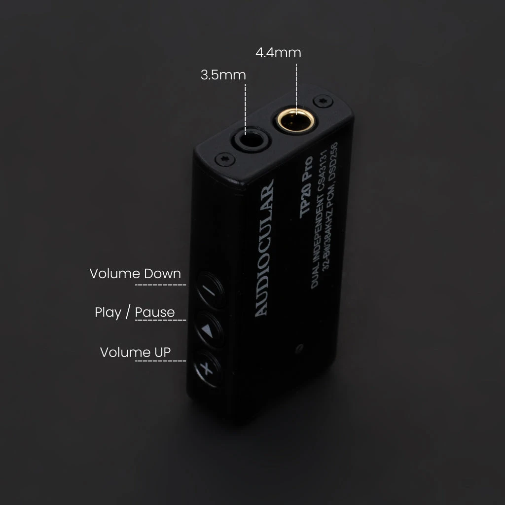 AUDIOCULAR - TP20 Pro CS43131 Portable DAC & Amp 11 AUDIOCULAR - TP20 Pro CS43131 Portable DAC & Amp - Image 11