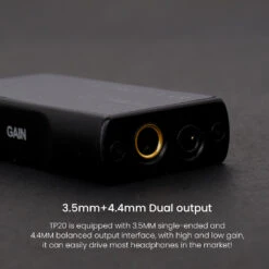 AUDIOCULAR - TP20 Pro CS43131 Portable DAC & Amp 23 AUDIOCULAR - TP20 Pro CS43131 Portable DAC & Amp -Audio Headphone Store Concept Kart AUDIOCULAR TP20 Pro CS43131 Portable DAC Amp Black 9 4