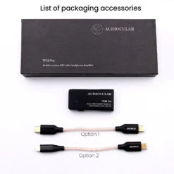 AUDIOCULAR - TP20 Pro CS43131 Portable DAC & Amp 28 AUDIOCULAR - TP20 Pro CS43131 Portable DAC & Amp -Audio Headphone Store Concept Kart AUDIOCULAR TP20 Pro CS43131 Portable DAC Amp Black 9 9