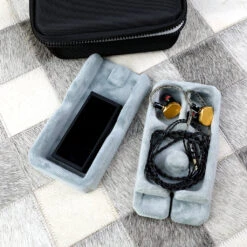 AUDIOCULAR - Earphone Carrying Case For IEMs With Handle (AC19) -Audio Headphone Store Concept Kart AUDIOCULAR Earphone Carrying Case with Handle 6