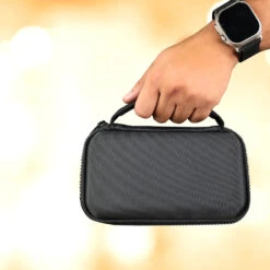 AUDIOCULAR - Earphone Carrying Case For IEMs With Handle (AC19) -Audio Headphone Store Concept Kart AUDIOCULAR Earphone Carrying Case with Handle 9