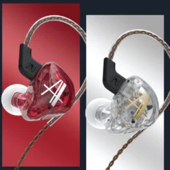 CCA - CA2 Wired IEM -Audio Headphone Store Concept Kart CCA CA2 Wired IEM Red 6