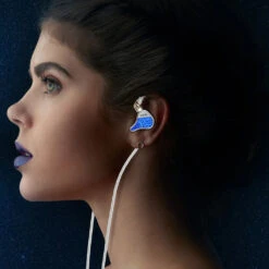 CCA - LYRA Wired IEM -Audio Headphone Store Concept Kart CCA LYRA Wired IEM Sapphire Blue 1 10