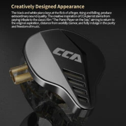 CCA - Pianist IEM -Audio Headphone Store Concept Kart CCA Pianist IEM Black 3 3