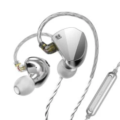 CVJ - Mei IEM -Audio Headphone Store Concept Kart CVJ Mei IEM Silver Mic 1 2