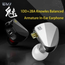 CVJ - Mei IEM -Audio Headphone Store Concept Kart CVJ Mei IEM Silver Mic 1 5
