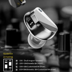 CVJ - Mei IEM -Audio Headphone Store Concept Kart CVJ Mei IEM Silver Mic 1 7