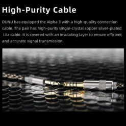 DUNU - Alpha 3 Wired Earbuds -Audio Headphone Store Concept Kart DUNU Alpha 3 Wired Earbuds 3 13