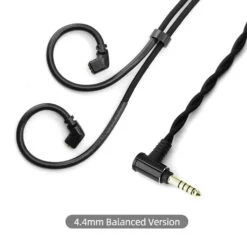 FAAEAL - HFMBZ 4 Core OFC Upgrade Cable For IEM -Audio Headphone Store Concept Kart FAAEAL HFMBZ upgrade Cable for IEM Black 2 6