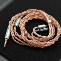 FAAEAL - Hibiscus 4 Core 5N OFC Litz Upgrade Cable For IEM -Audio Headphone Store Concept Kart FAAEAL Hibiscus 0.78mm 3 3