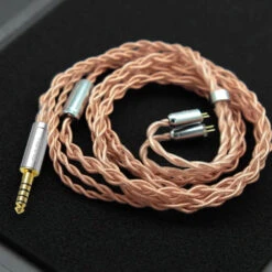 FAAEAL - Hibiscus 4 Core 5N OFC Litz Upgrade Cable For IEM -Audio Headphone Store Concept Kart FAAEAL Hibiscus 0.78mm 4 5
