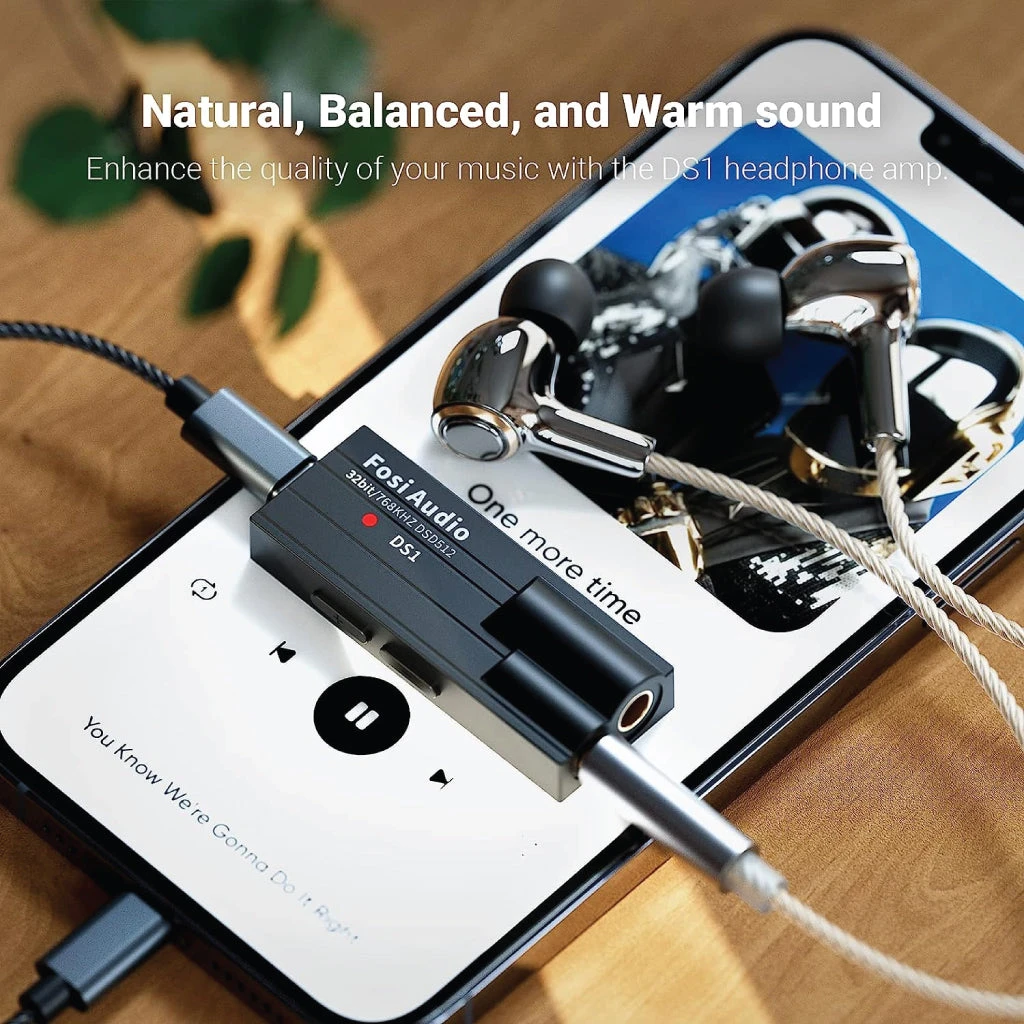 Fosi Audio - DS1 DAC Portable Headphone Amplifier 5 Fosi Audio - DS1 DAC Portable Headphone Amplifier - Image 5