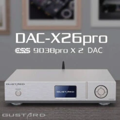 GUSTARD - X26 Pro MQA Balanced DAC 22 GUSTARD - X26 Pro MQA Balanced DAC -Audio Headphone Store Concept Kart GUSTARD X26 Pro MQA Balanced DAC Silver 4