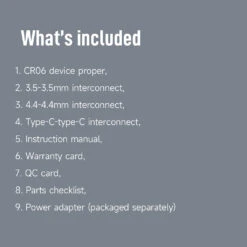 HiBy - CR06 HiFi Digital Audio Player Dock -Audio Headphone Store Concept Kart HiBy CR06 HiFi Digital Audio Player Dock 8 15