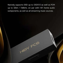 HiBy - FC6 USB Headphone R2R DAC & Amp -Audio Headphone Store Concept Kart HiBy FC6 USB Headphone R2R DAC Amp 1 9