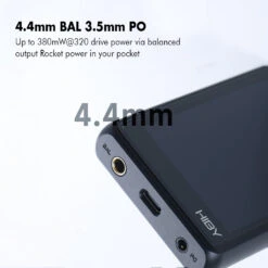 HiBy - R3 II/Gen 2 Portable Music Player -Audio Headphone Store Concept Kart HiBy R3II Gen 2 Portable Music Player Black 1 2