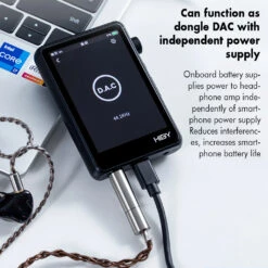 HiBy - R3 II/Gen 2 Portable Music Player -Audio Headphone Store Concept Kart HiBy R3II Gen 2 Portable Music Player Black 1 3