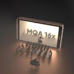 HiBy - RS6 R-2R Portable Music Player -Audio Headphone Store Concept Kart HiBy RS6 Portable Music Player Champagne Gold 3