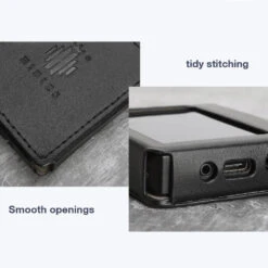 Hidizs - AP80 Pro-X Leather Case -Audio Headphone Store Concept Kart Hidizs AP80 Pro X Leather Case Black 1 8