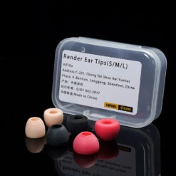 HiFiGo X ZEOS - Render Silicone Memory Foam Eartips 32 HiFiGo X ZEOS - Render Silicone Memory Foam Eartips -Audio Headphone Store Concept Kart HighfiGo Aeos eartips 1 6