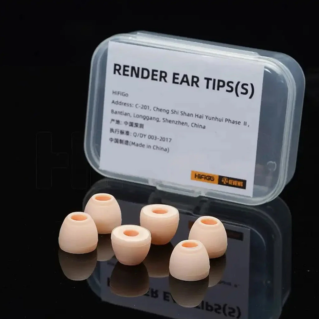 HiFiGo X ZEOS - Render Silicone Memory Foam Eartips 2 HiFiGo X ZEOS - Render Silicone Memory Foam Eartips - Image 2