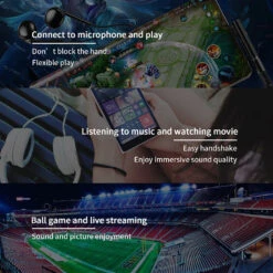 JCALLY - JA10T Lighting Male To 3.5mm Female Audio Adapter -Audio Headphone Store Concept Kart JCALLY JA10T LightingFemaleto3.5mmMaleAudioAdapter 1 3