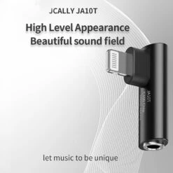 JCALLY - JA10T Lighting Male To 3.5mm Female Audio Adapter -Audio Headphone Store Concept Kart JCALLY JA10T LightingFemaleto3.5mmMaleAudioAdapter 1 7