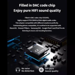 JCALLY - JA3 Type C Male To 3.5mm Female Audio Adapter -Audio Headphone Store Concept Kart JCALLY JA3 Type C Male to 3.5mm Female Audio Adapter Black 1 1