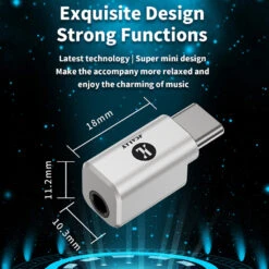 JCALLY - JA56 Type C Male To 3.5mm Female Audio Adapter -Audio Headphone Store Concept Kart JCALLY JA56TypeCMaleto3.5mmFemaleAudioAdapter 1 13
