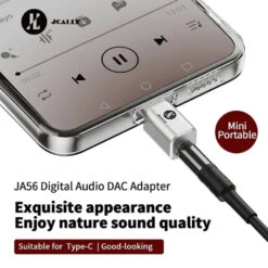 JCALLY - JA56 Type C Male To 3.5mm Female Audio Adapter -Audio Headphone Store Concept Kart JCALLY JA56TypeCMaleto3.5mmFemaleAudioAdapter 1 2