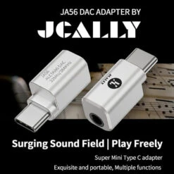 JCALLY - JA56 Type C Male To 3.5mm Female Audio Adapter -Audio Headphone Store Concept Kart JCALLY JA56TypeCMaleto3.5mmFemaleAudioAdapter 1 4