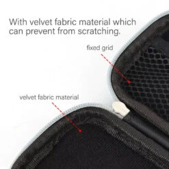 JCALLY - JCBG2 Earphone Carrying Case -Audio Headphone Store Concept Kart JCALLY JCBG2 Earphone Carrying Case Grey 21254 2