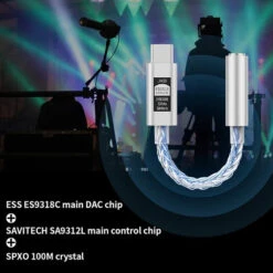 JCALLY - JM25 Portable DAC Dongle -Audio Headphone Store Concept Kart JCALLY JM25 Portable Amplifier 1 5