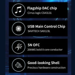 JCALLY - JM30 Portable DAC Dongle 38 JCALLY - JM30 Portable DAC Dongle -Audio Headphone Store Concept Kart JCALLY JM30 Portable Amplifier 3 4